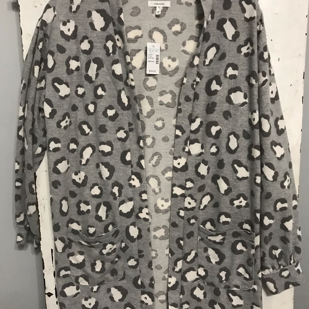 Maurice’s Balloon Sleeve Open Front Cardigan